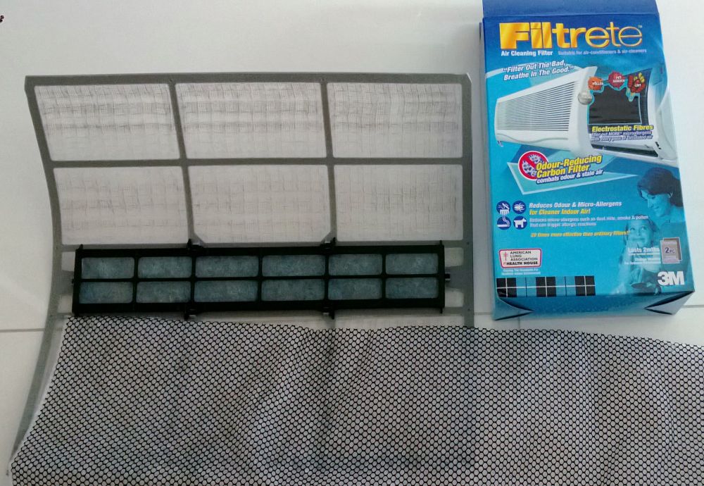 I bought the blue box Filtrete at a DIY shop for less than $30.